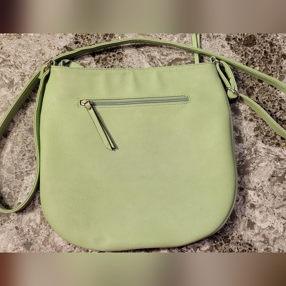 ROSETTI' Mint Green/Silver Plaque. Crossbody Shoulder. Handbag Purse. Mint Green - Picture 2 of 6